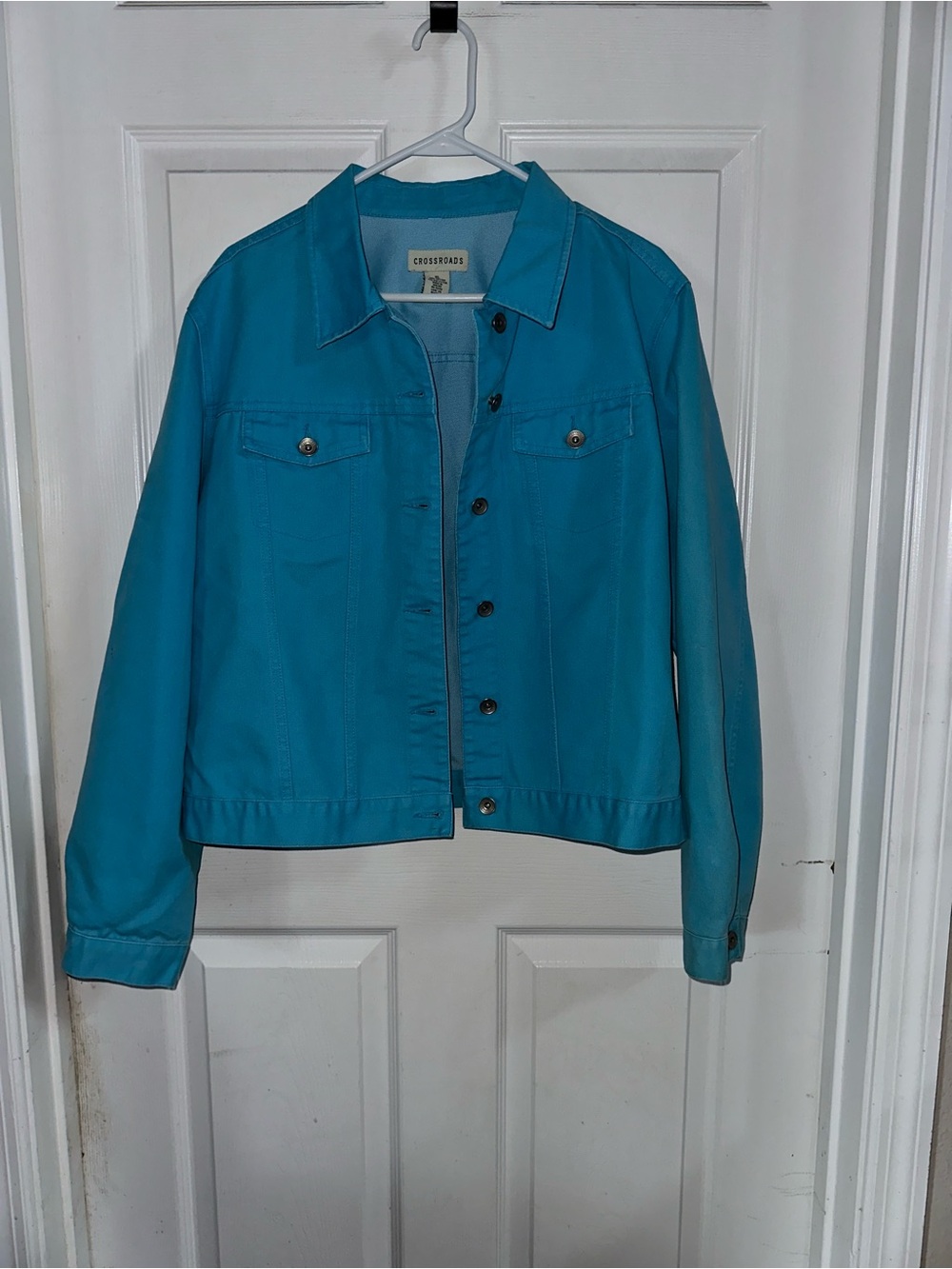 Crossroads Blue Jean Jacket Size XL